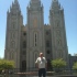 Bobby With Salt Lake City LDS Temple
